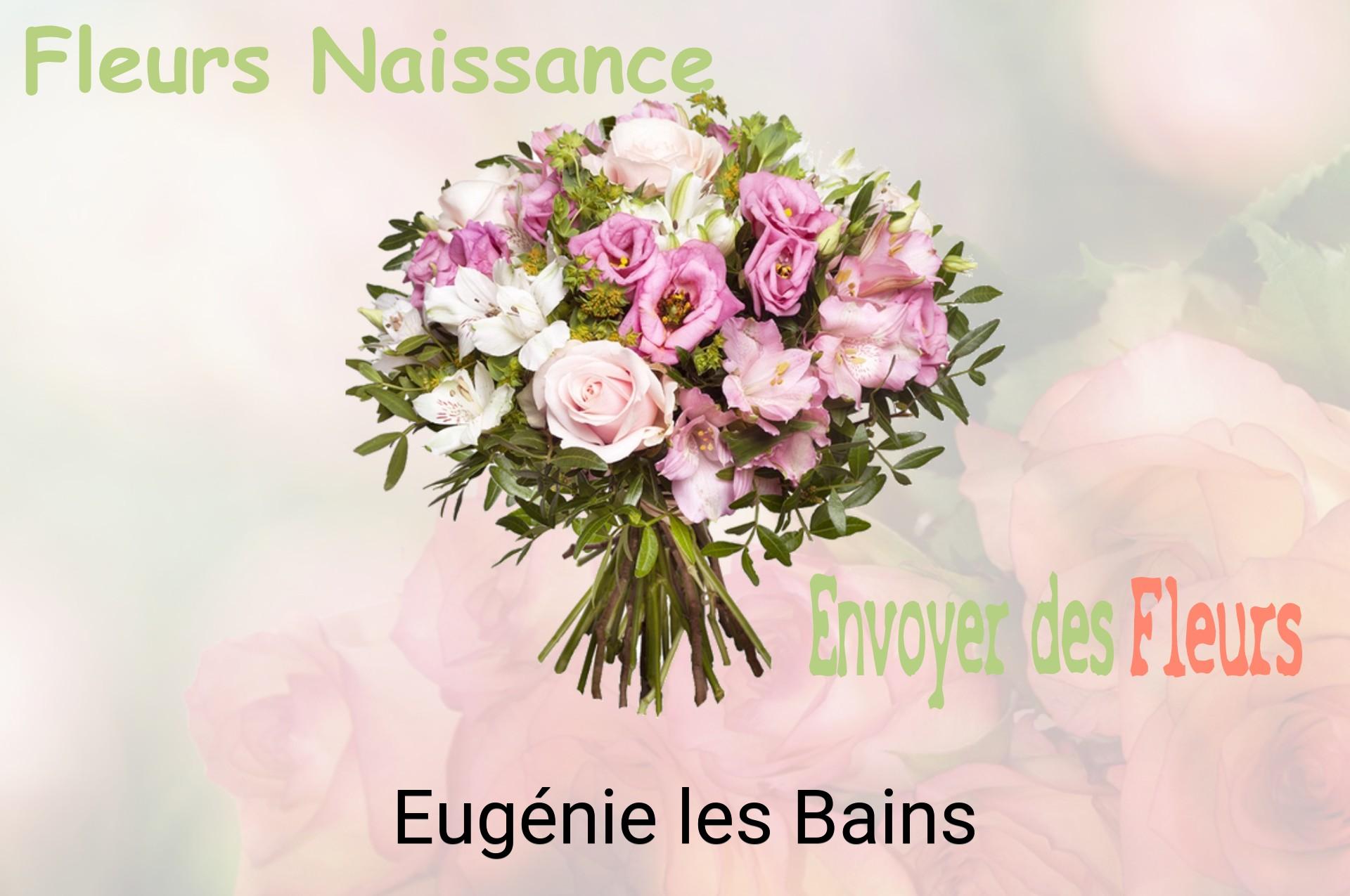 Bouquet de fleurs de naissance livré à Eugénie-les-Bains